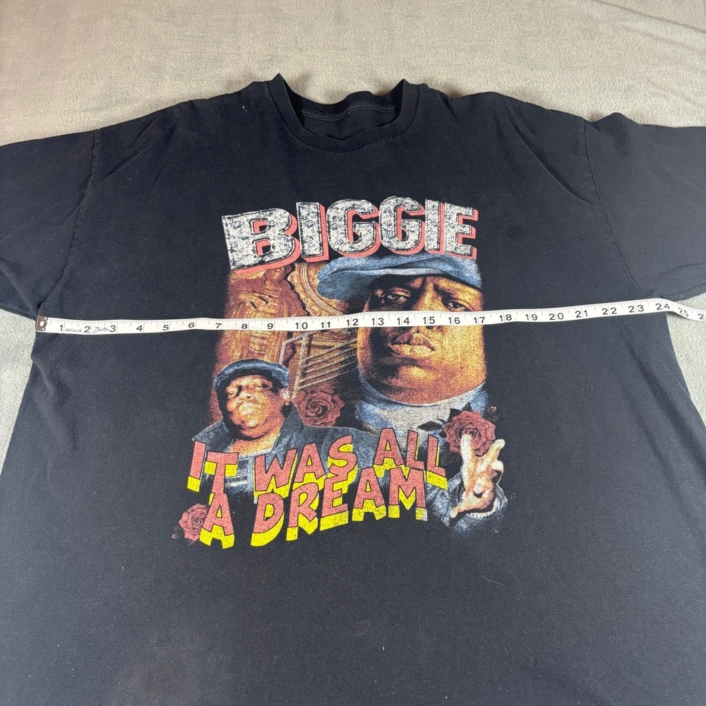 Notorious BIG Biggie Smalls It Was All A Dream Graphic T-Shirt Mens XL Black - Picture 6 of 7